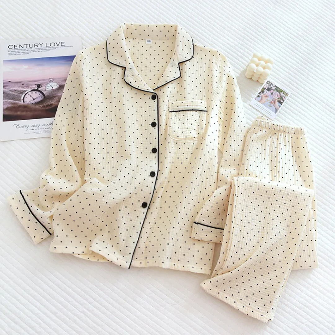 The Muslin Dot - 100% Muslin Cotton Pajama